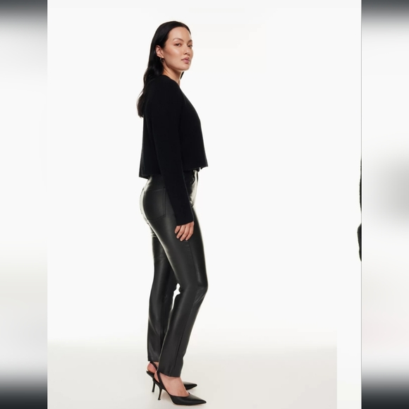 00 Babaton Melina Faux Leather pant - Picture 1 of 6